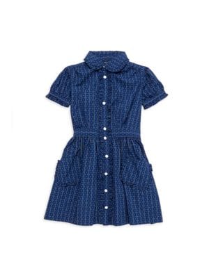 Polo Ralph Lauren
Little Girl's Geometric Print Ruffle Shirtdress