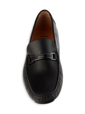 BOSS
Leather Bit Driving Loafers