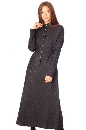 Kaleidiscope Wrapped Belt Dress