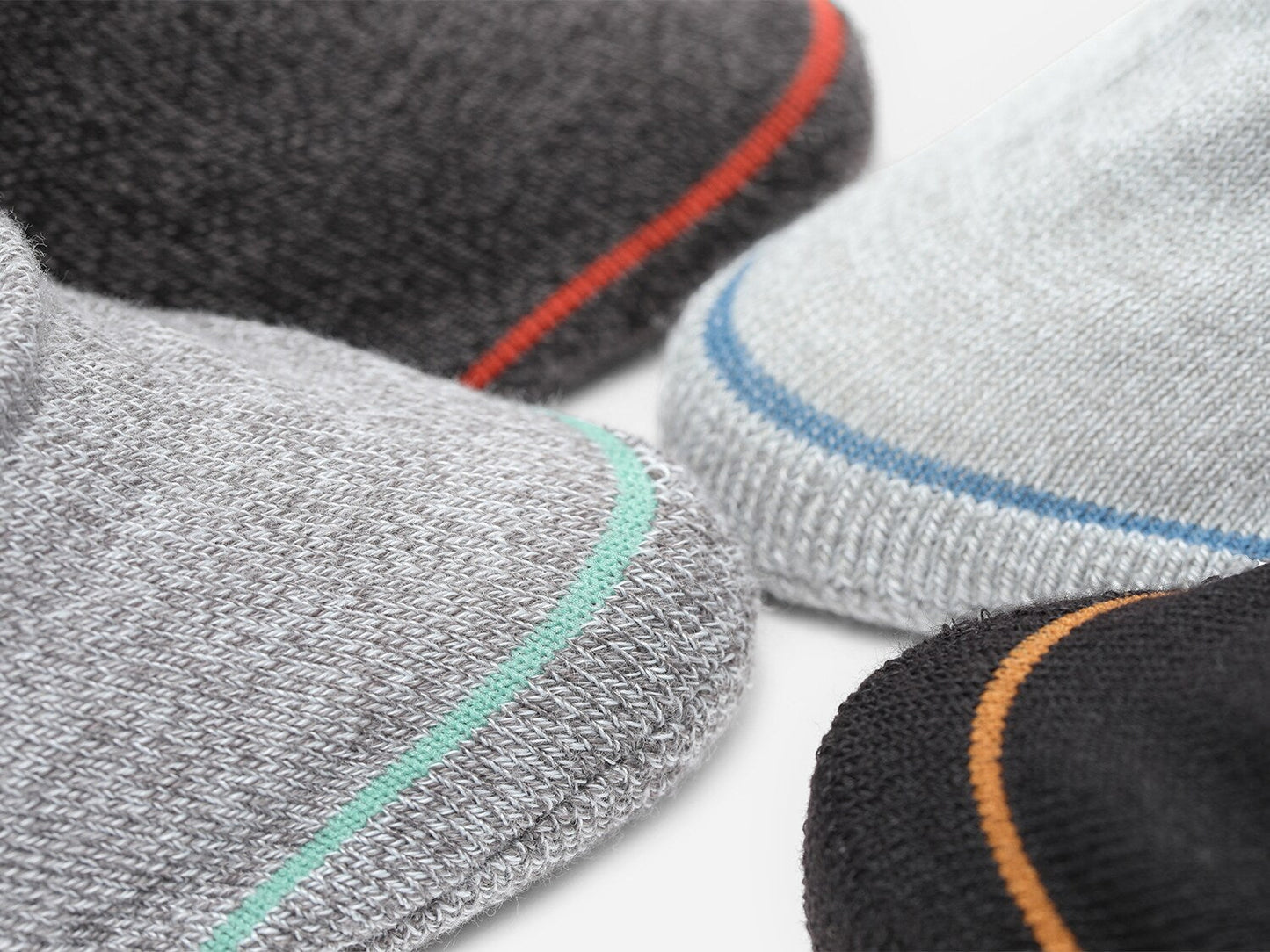 Crown Vintage Ribbed Men's Crew Socks - 4 Pack