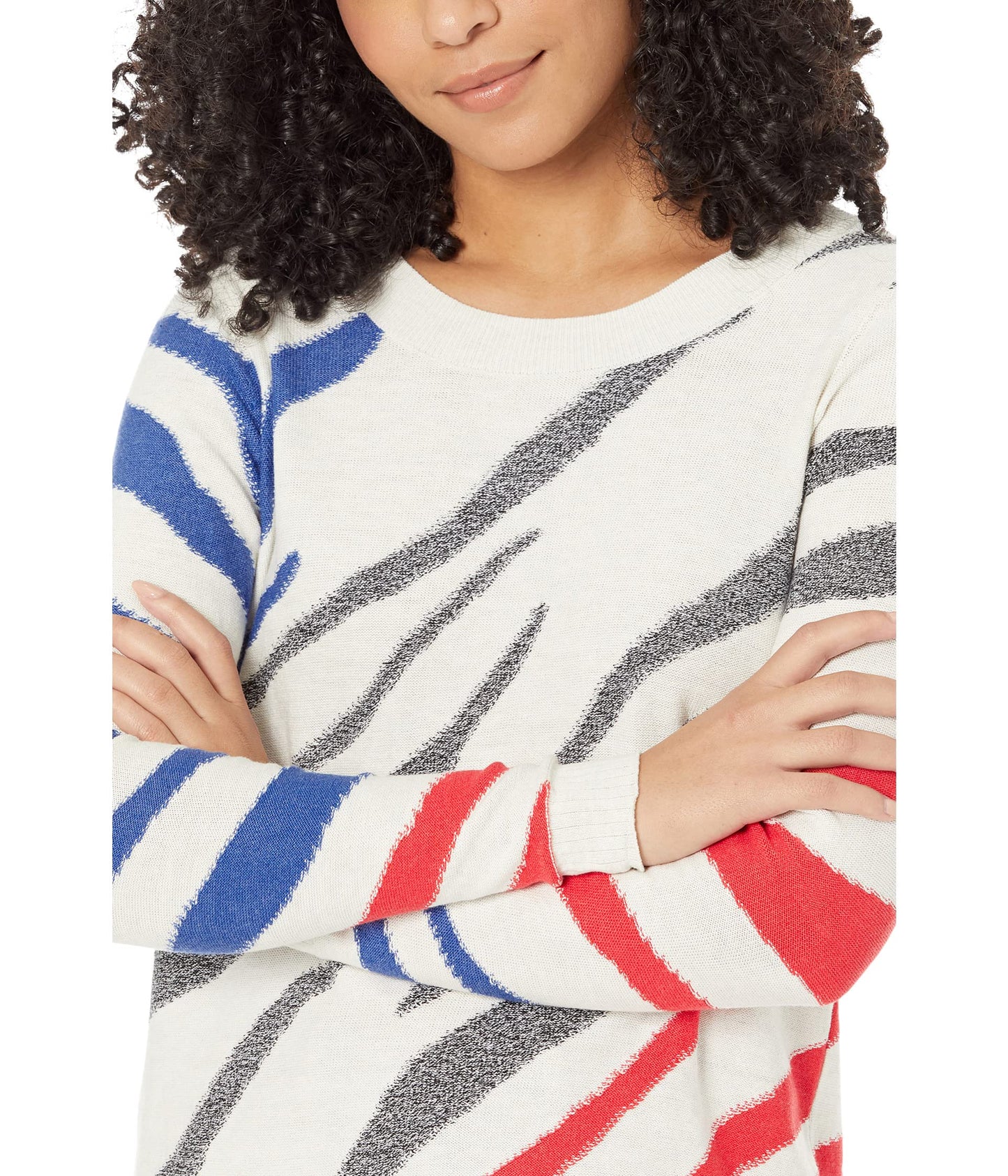 NIC+ZOE Falling Stripes Vital Sweater