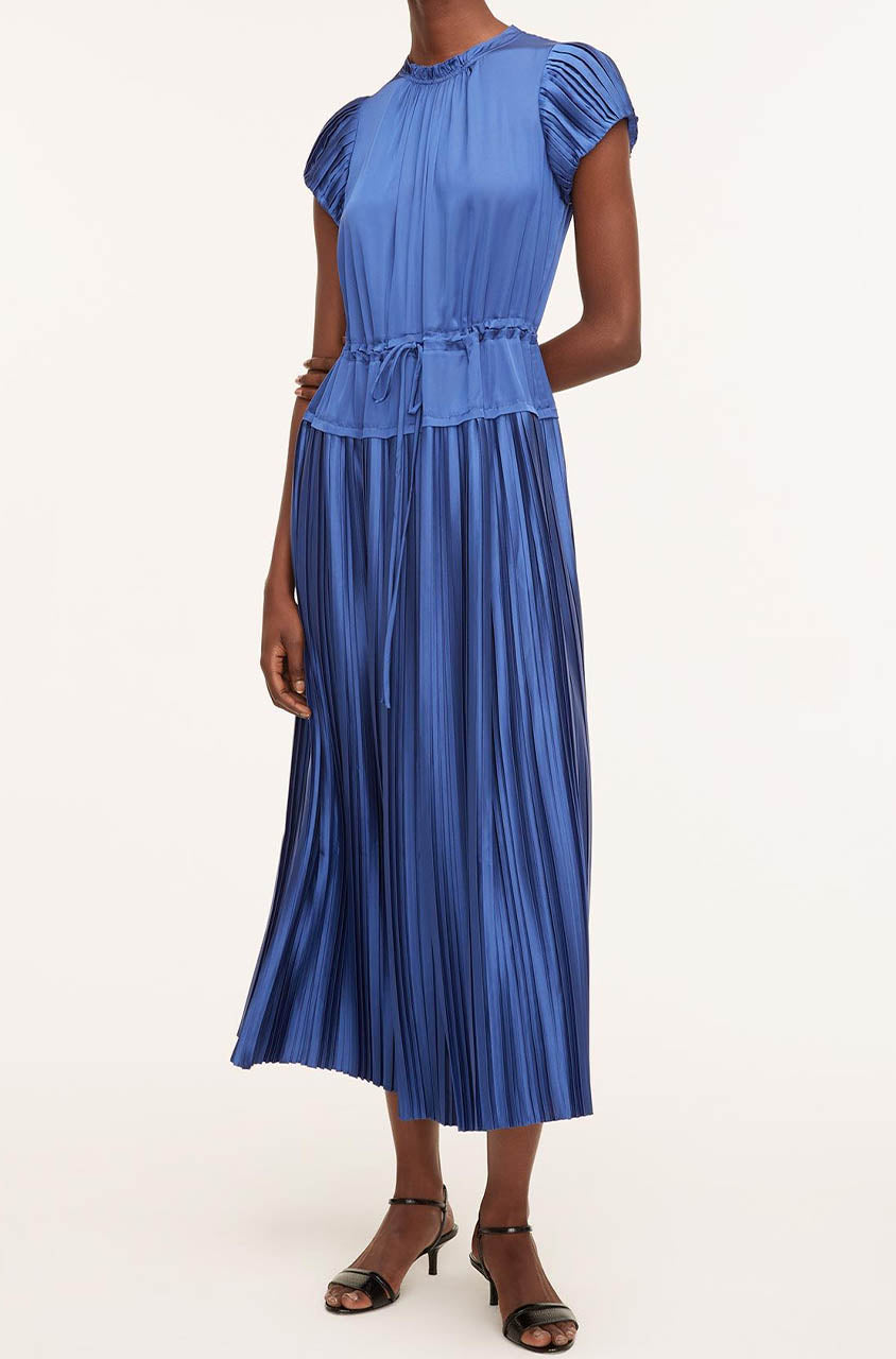 Pleated Sleeve Dress