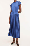 Pleated Sleeve Dress
