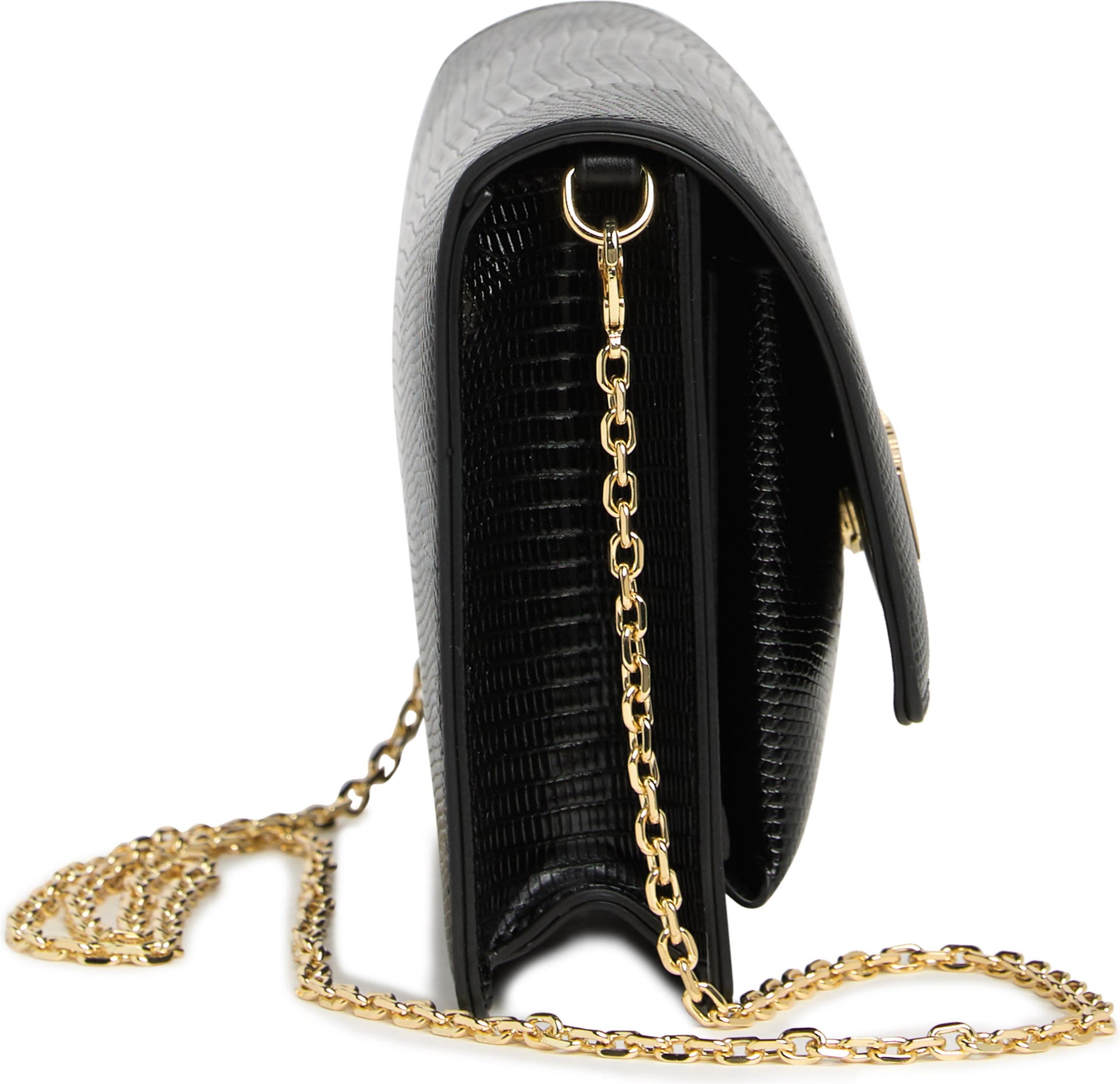 LOVE MOSCHINO Snake Embossed Crossbody Bag, Alternate, color, NERO