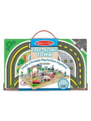 Melissa & Doug
 Take-Along Town 18-Piece Wooden Set