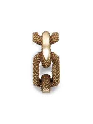 Ambush
 Goldtone Sterling Silver Textured Chain Ring