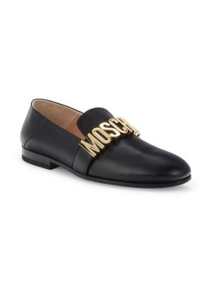 Moschino Couture!
 Logo Leather Loafers