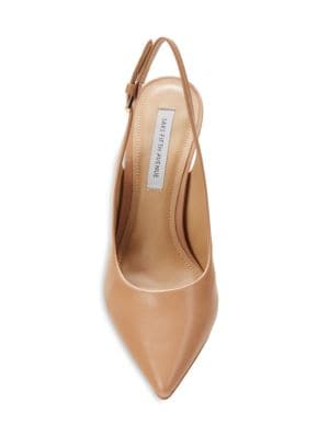 Saks Fifth Avenue
 Leather Slingback Pumps