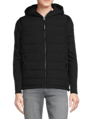 Calvin Klein
 Full Zip Hooded Puffer Vest