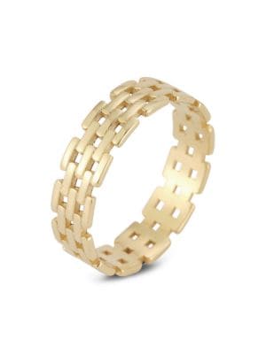 Saks Fifth Avenue
 14K Yellow Gold Link Ring