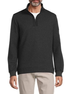 USE CODE THERUSH Saks Fifth Avenue Hookup Quarter Zip Sweatshirt