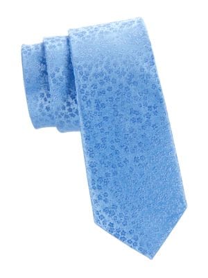 Saks Fifth Avenue
 Floral Silk Jacquard Tie