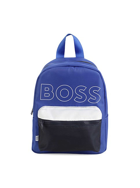 Colorblock Logo Backpack