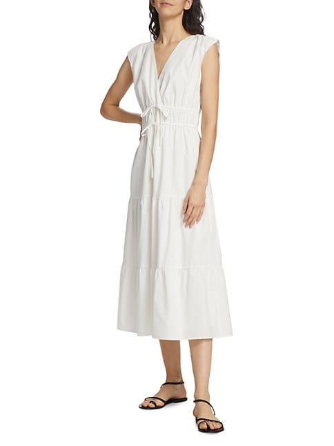 Lucia Drawstring Midi-Dress