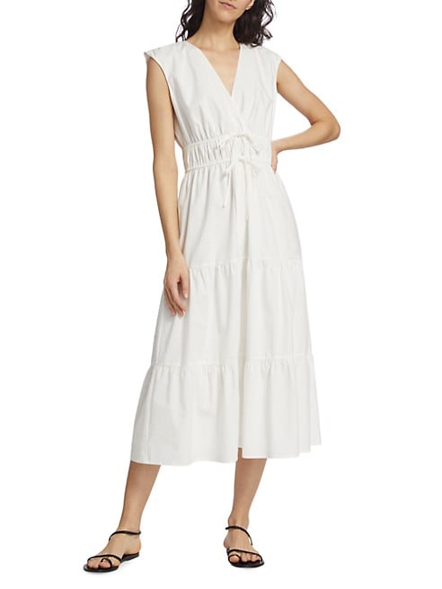 Lucia Drawstring Midi-Dress