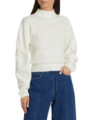 Design History
 Rib-Knit Tie-Back Sweater