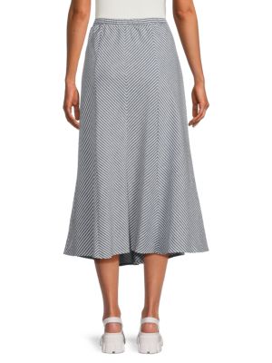 Max Studio
 Striped Midi Skirt