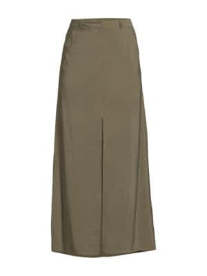 Max Studio
 Front Slit A-Line Maxi Skirt