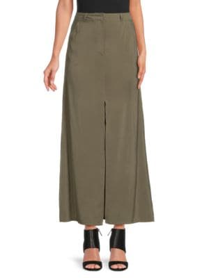 Max Studio
 Front Slit A-Line Maxi Skirt