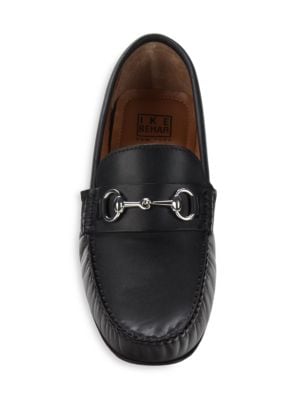 Ike Behar
 Leather Driving Bit Loafers