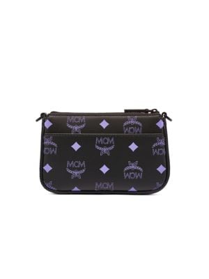 MCM
 Mini Color Splash Logo Pouch-On-Chain