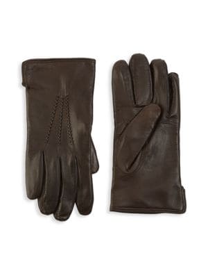 Saks Fifth Avenue
 Leather Touch Tech Gloves