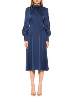 Alexia Admor
 Francy Bubble Sleeve Satin Dress