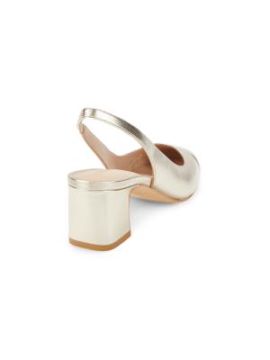 Stuart Weitzman 57MM Milla Block Heel Slingback Pumps