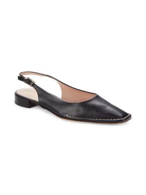 Tod's
 Leather Slingback Flats