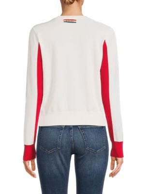 Sonia Rykiel
 Colorblock Wool & Cashmere Cardigan