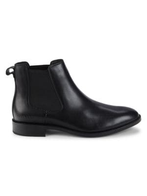 Karl Lagerfeld Paris
                                                                         Log Sole Leather Combat Boots