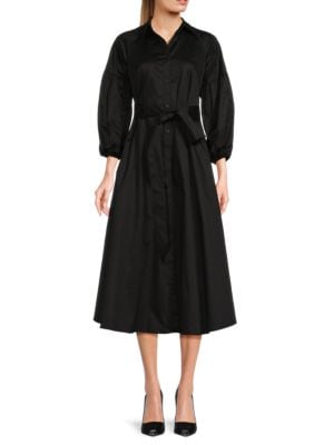 Renee C.
 Drop Shoulder Midi Shirt Dress