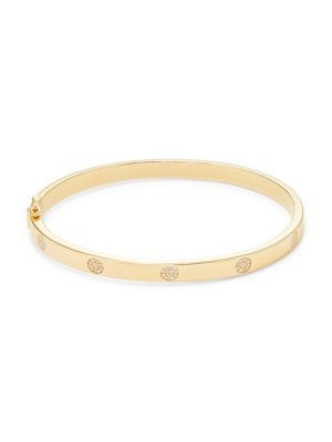 Effy
 Effy Radiant Value 14K Goldplated Sterling Silver & 0.24 TCW Diamond Bangle Bracelet