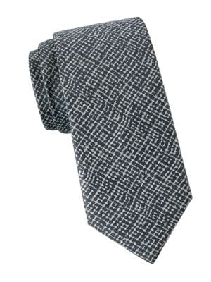 Brioni
 Checked Silk Tie