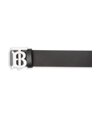 Burberry
 TB Logo Leather Belt