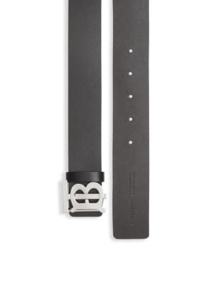 Burberry
 TB Logo Leather Belt