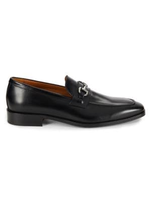 Saks Fifth Avenue Made in Italy
 Leather Bit Loafers