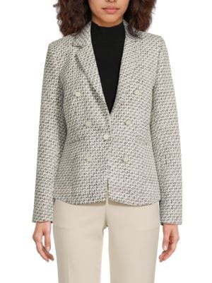 Ecru Textured Blazer