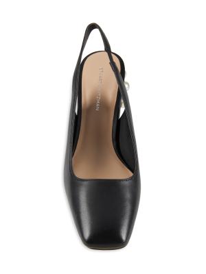 Stuart Weitzman Jte 60MM Leather Slingback Pumps