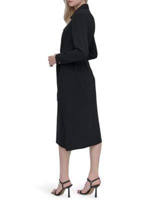 DKNY Belted Midi Shirtdress