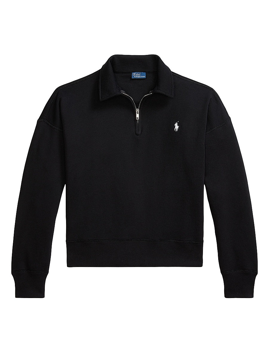 Logo Fleece Quarter-Zip Sweatshirt