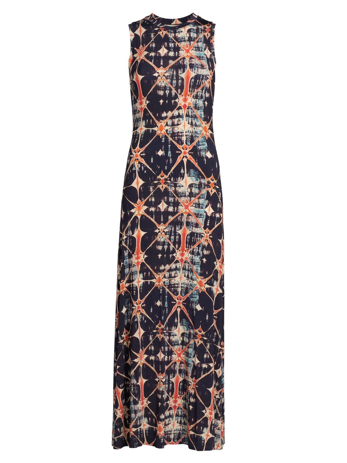 Floral Embroidered Mesh Gown