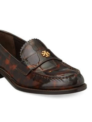Tory Burch Classic Patent Leather Loafers