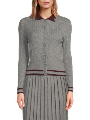 YAL New York Cable-Knit Cardigan