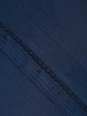 Elie Tahari The Esperanza Lace-Trimmed Satin Blouse