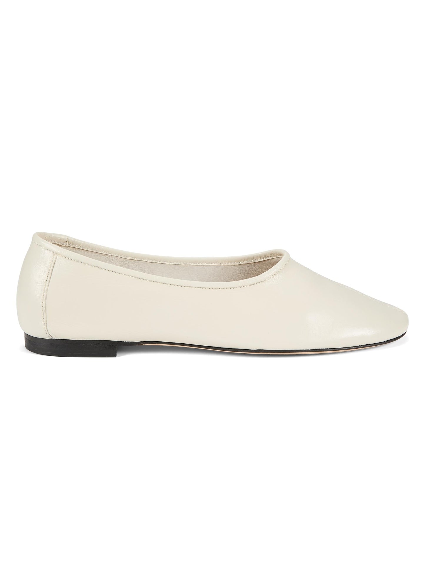 By Far Prudence Leather Ballet Flats