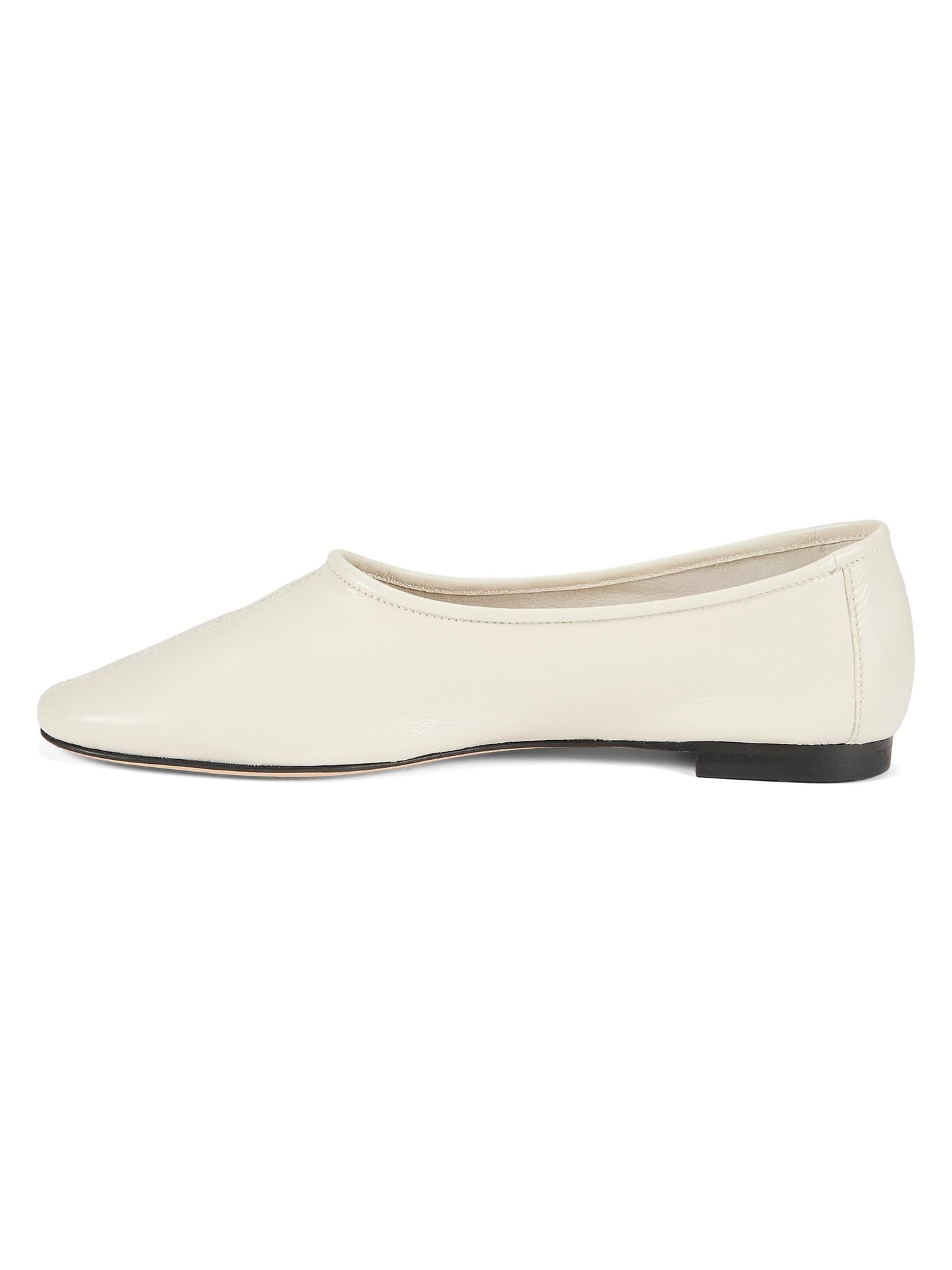 By Far Prudence Leather Ballet Flats