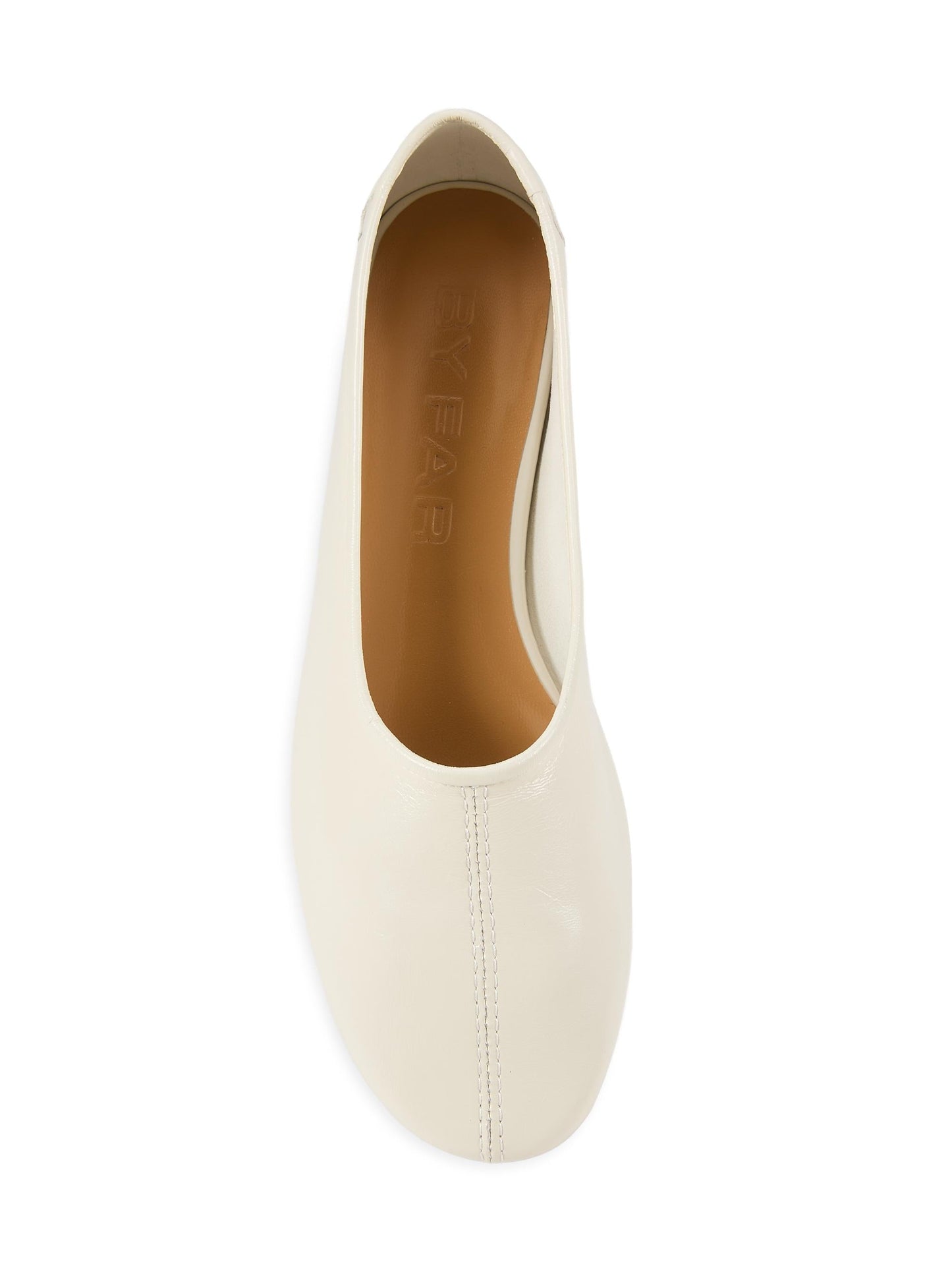 By Far Prudence Leather Ballet Flats