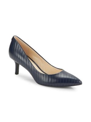 Karl Lagerfeld Paris
 Rosette Leather Point Toe Pumps