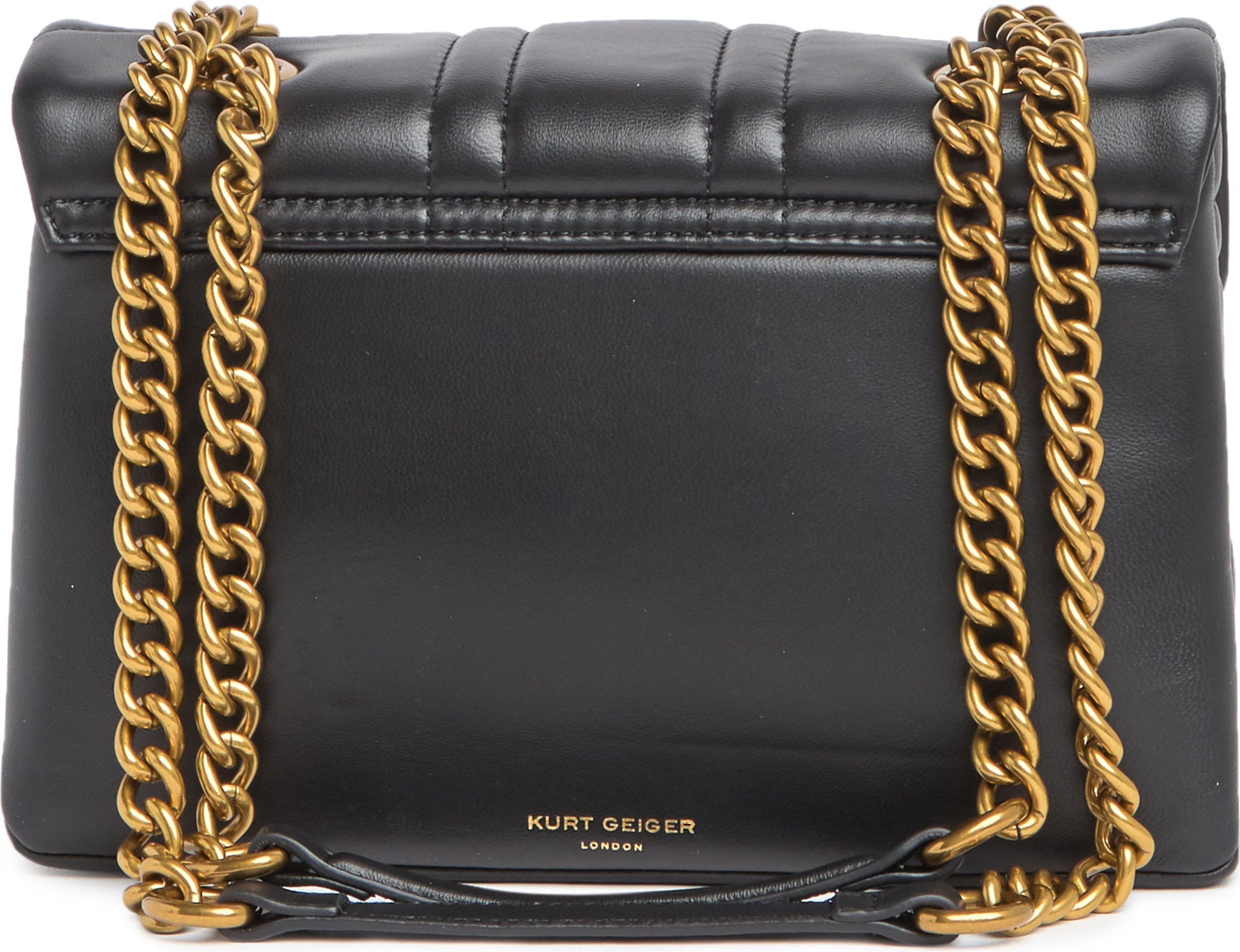 Kurt Geiger London Kensington Quilted Crossbody Bag, Alternate, color, BLACK